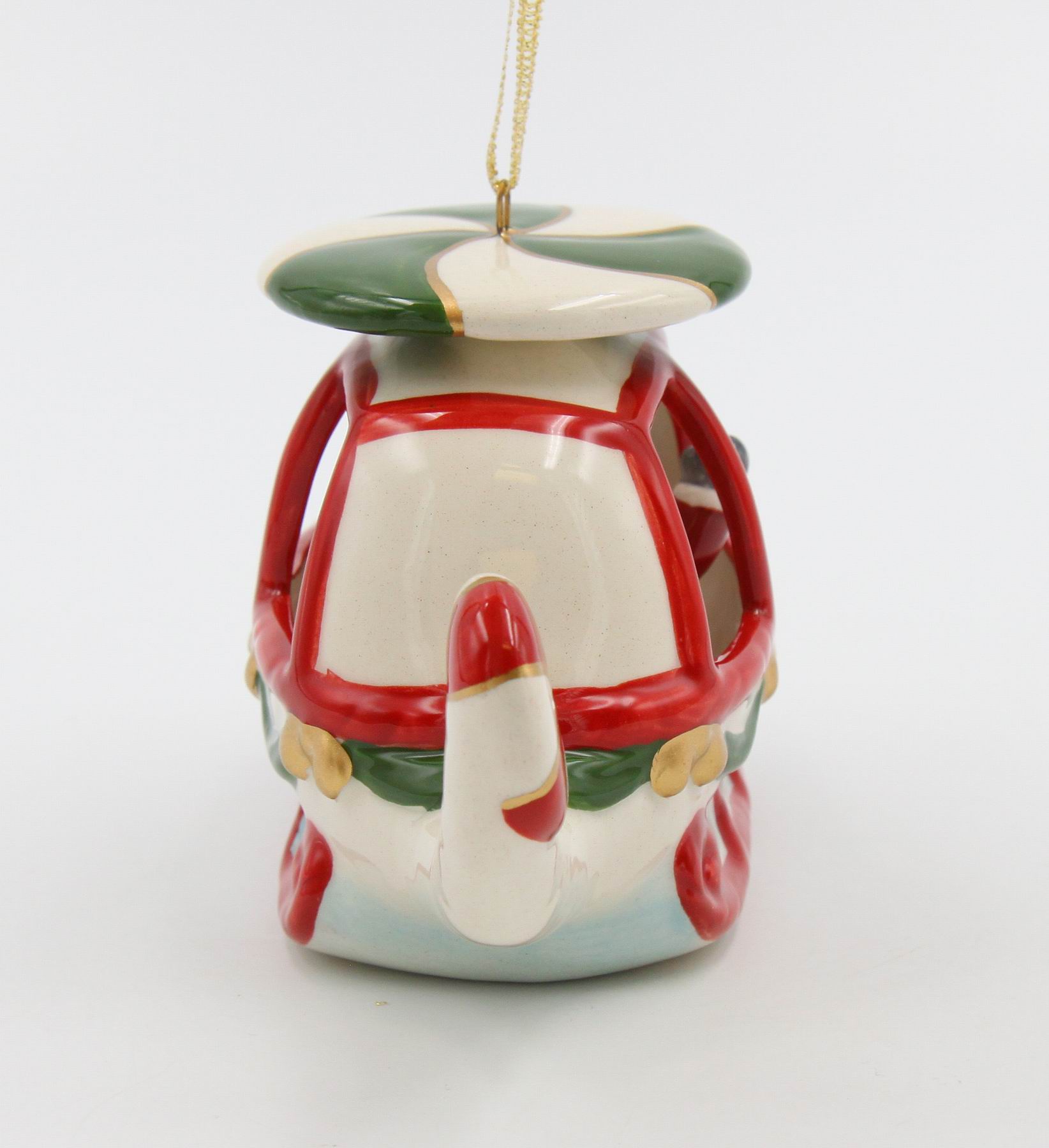 Ceramic Christmas Santa Helicopter Ornament Home Décor Gift for Her Gift for Mom Kitchen Décor Christmas Décor