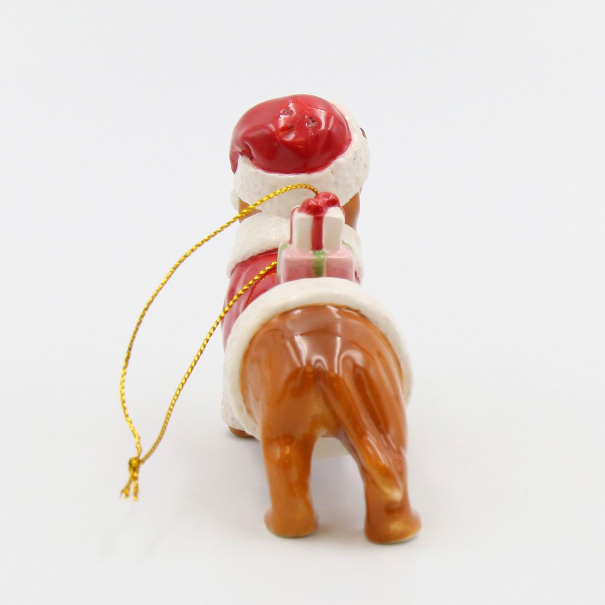 Ceramic Dachshund Santa Dog Christmas Tree Ornament Home Décor Gift for Her Gift for Mom Kitchen Décor Dog Lover Gift