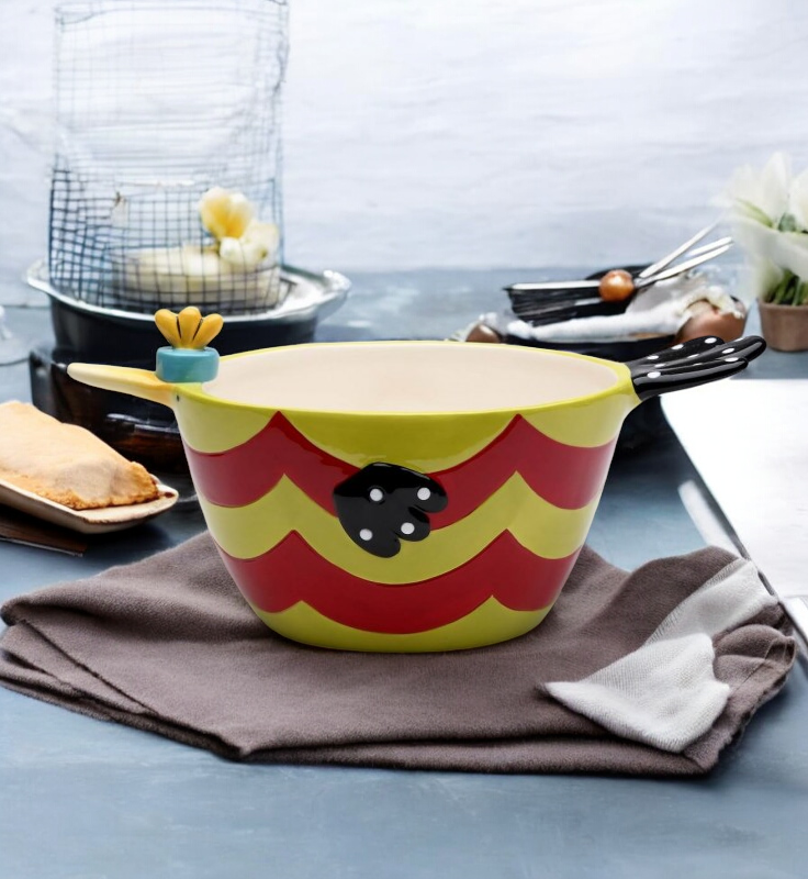 Ceramic Dollymama’s Bird Shaped Medium Bowl Kitchen Decor Gift for Her - Bowls