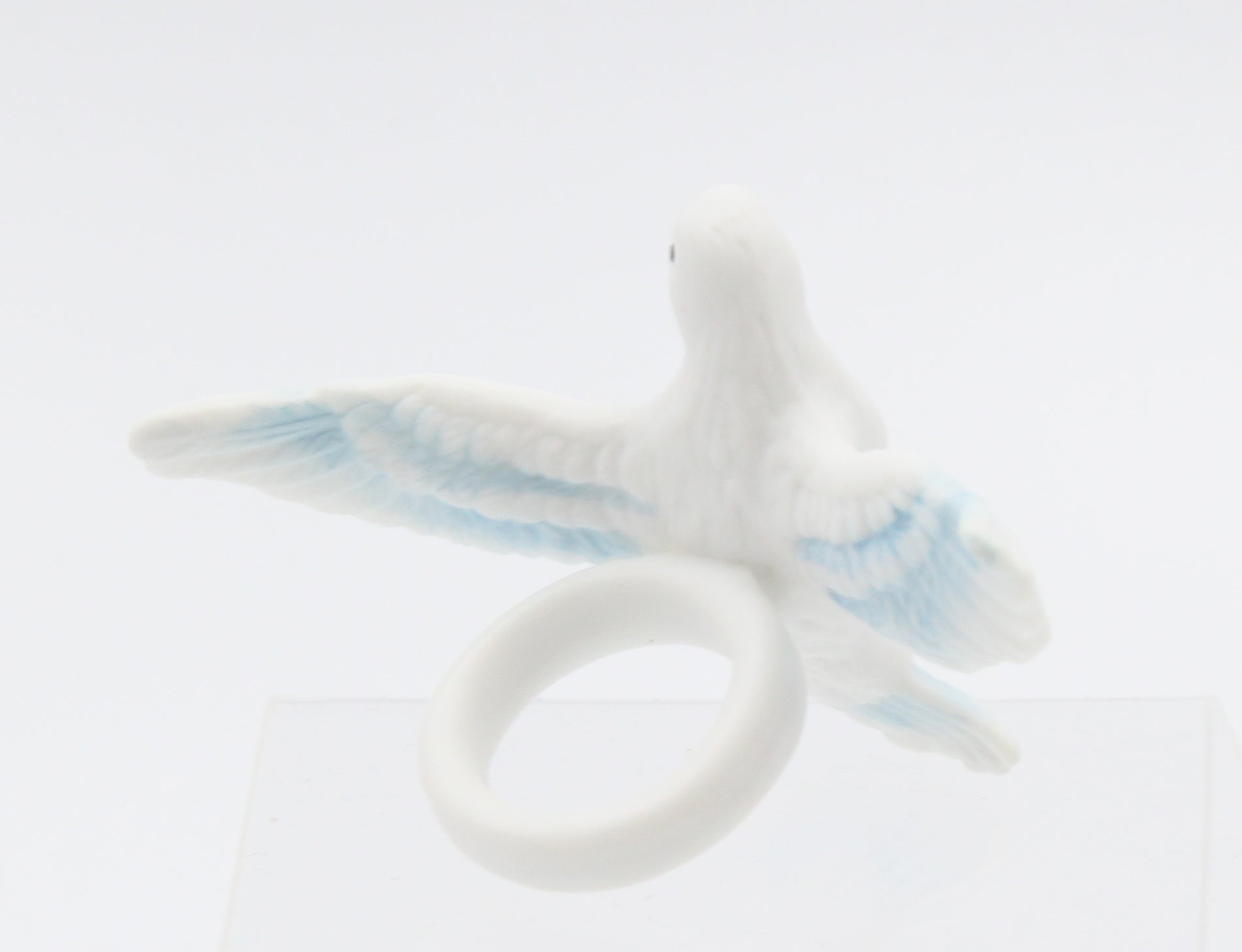 Ceramic Dove Bird Candle Ring Wedding Décor or Gift Anniversary Décor or Gift Home Décor Vanity Decor - Candle holder