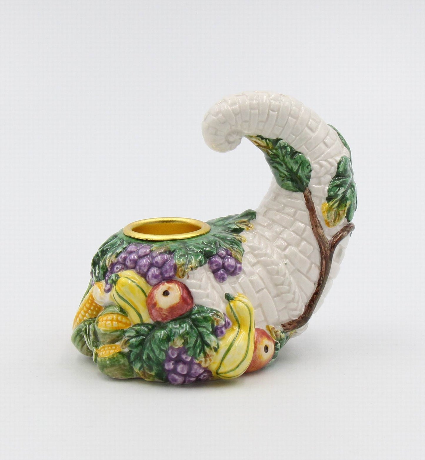 Ceramic Fall Harvest Candle Holder Home Décor Gift for Her Gift for Mom Farmhouse Kitchen Décor Fall Décor Thanksgiving