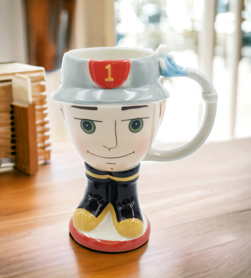 Ceramic Firefighter Mug Gift for Firefighter Gift for Him Fire Station Decor Gift for Son Home Decor - Mugs