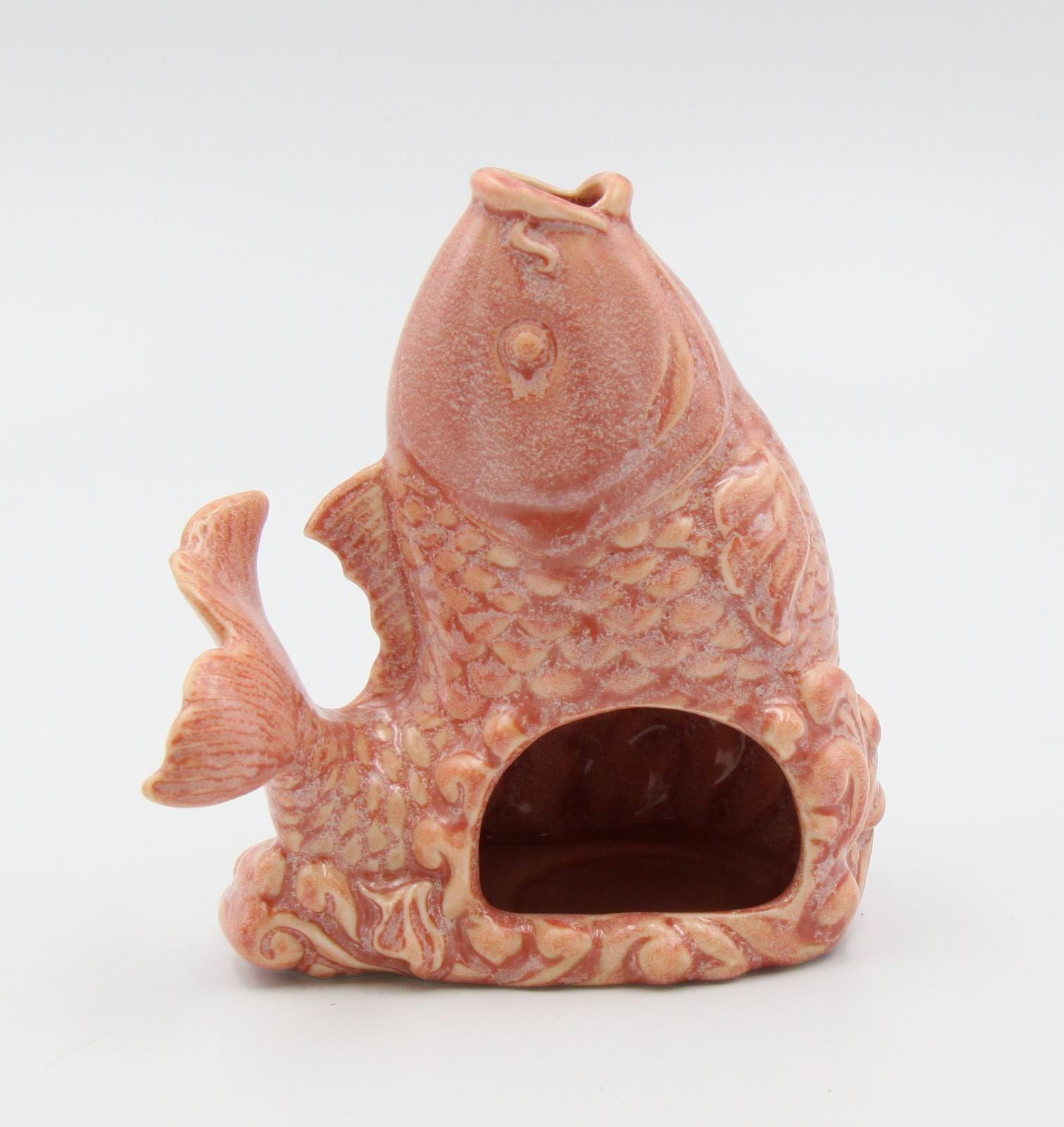 Ceramic Fish Tealight Candle Holder Home Décor Gift for Her Gift for Mom Bathroom Décor - Candle holder