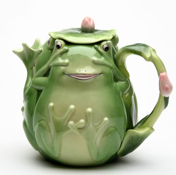 Fairy Frog Teapot - kevinsgiftshoppe