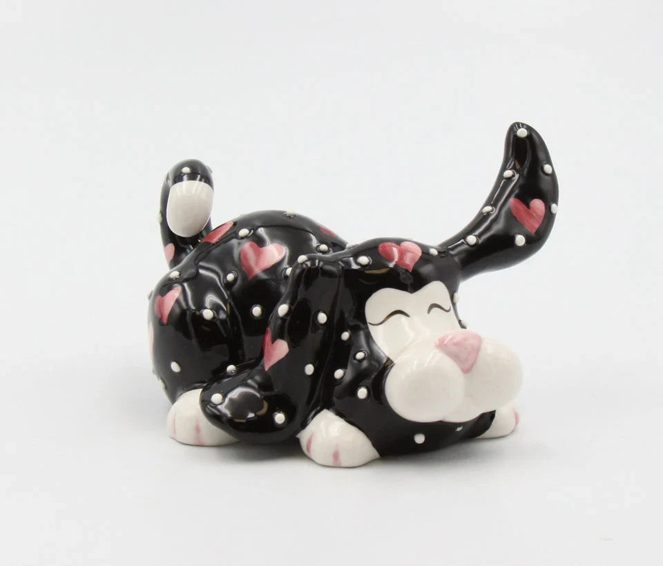 Ceramic Full of Love Dog Figurine Gift for Dog Lover Home Decor - Figurine