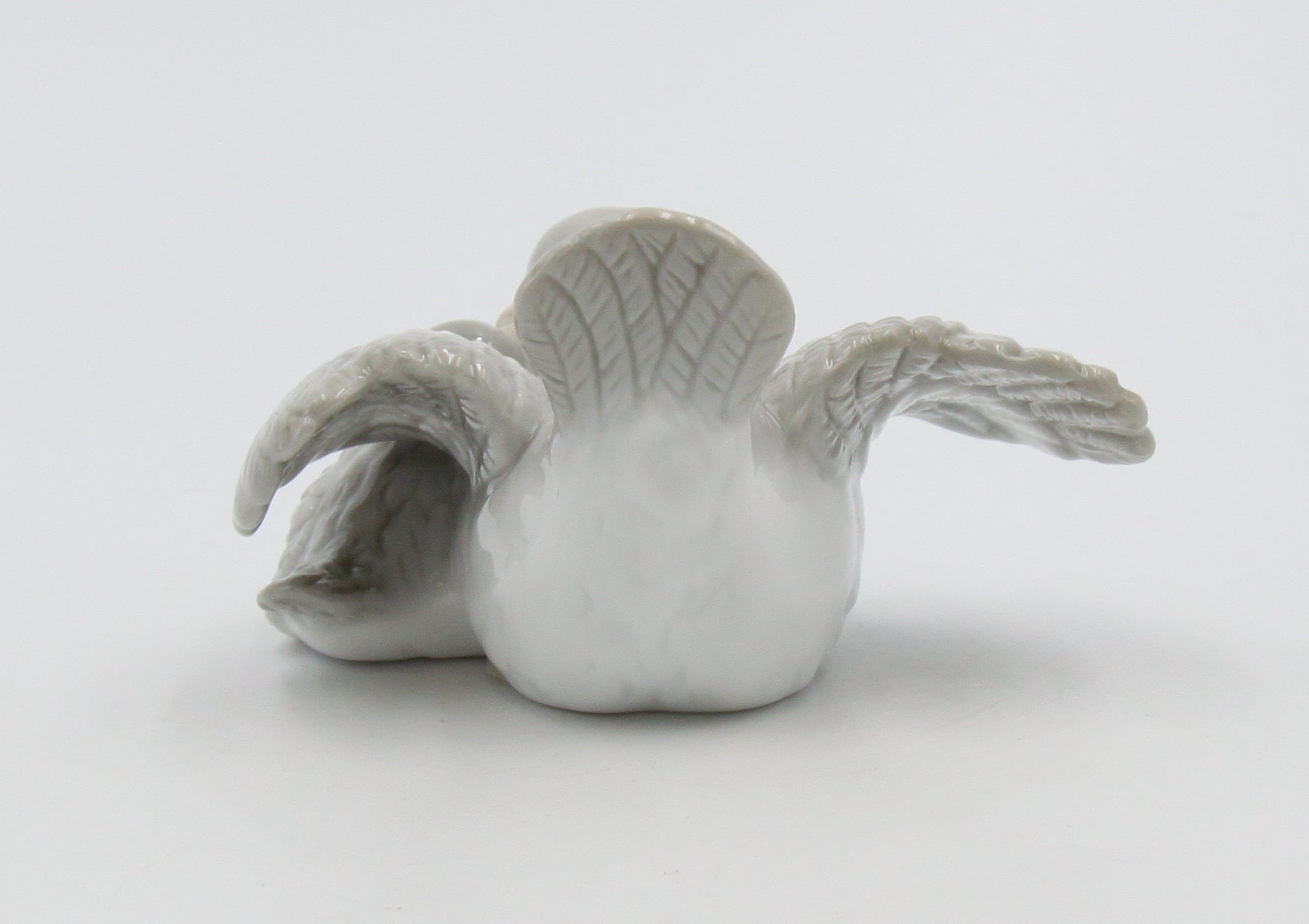 Ceramic Gray Bird Mom With Baby Bird Figurine Home Décor Gift for Her Gift for Mom Kitchen Décor Birdwatcher Gift