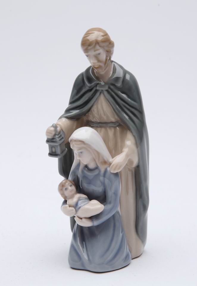 Ceramic Holy Family Nativity Figurine Christmas Décor Religious Décor Religious Gift Church Décor Baptism Gift Easter
