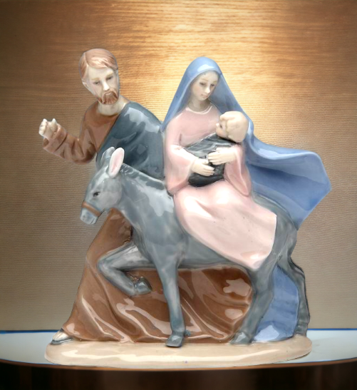 Ceramic Holy Family Nativity Figurine Christmas Décor Religious Décor Religious Gift Church Décor Baptism Gift Easter