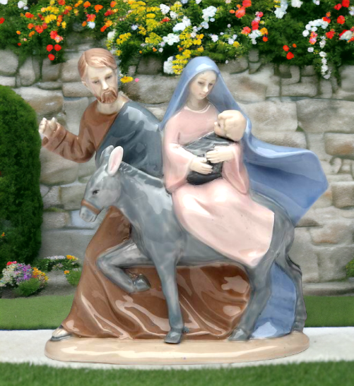 Ceramic Holy Family Nativity Figurine Christmas Décor Religious Décor Religious Gift Church Décor Baptism Gift Easter