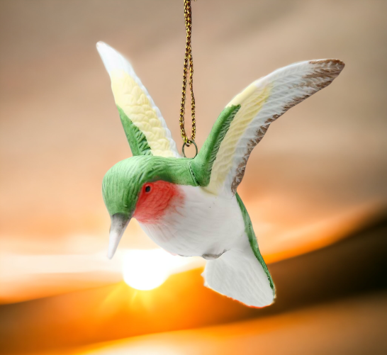 Ceramic Hummingbird Ornament Home Décor Gift for Her Gift for Mom Kitchen Décor Birdwatcher Gift Vintage Decor