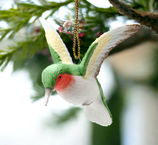 Ceramic Hummingbird Ornament Home Décor Gift for Her Gift for Mom Kitchen Décor Birdwatcher Gift Vintage Decor