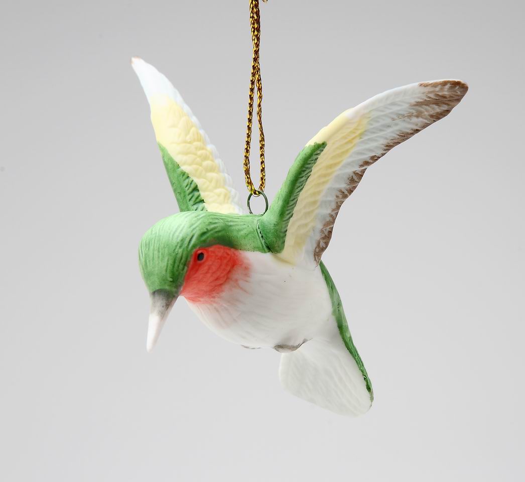 Ceramic Hummingbird Ornament Home Décor Gift for Her Gift for Mom Kitchen Décor Birdwatcher Gift Vintage Decor