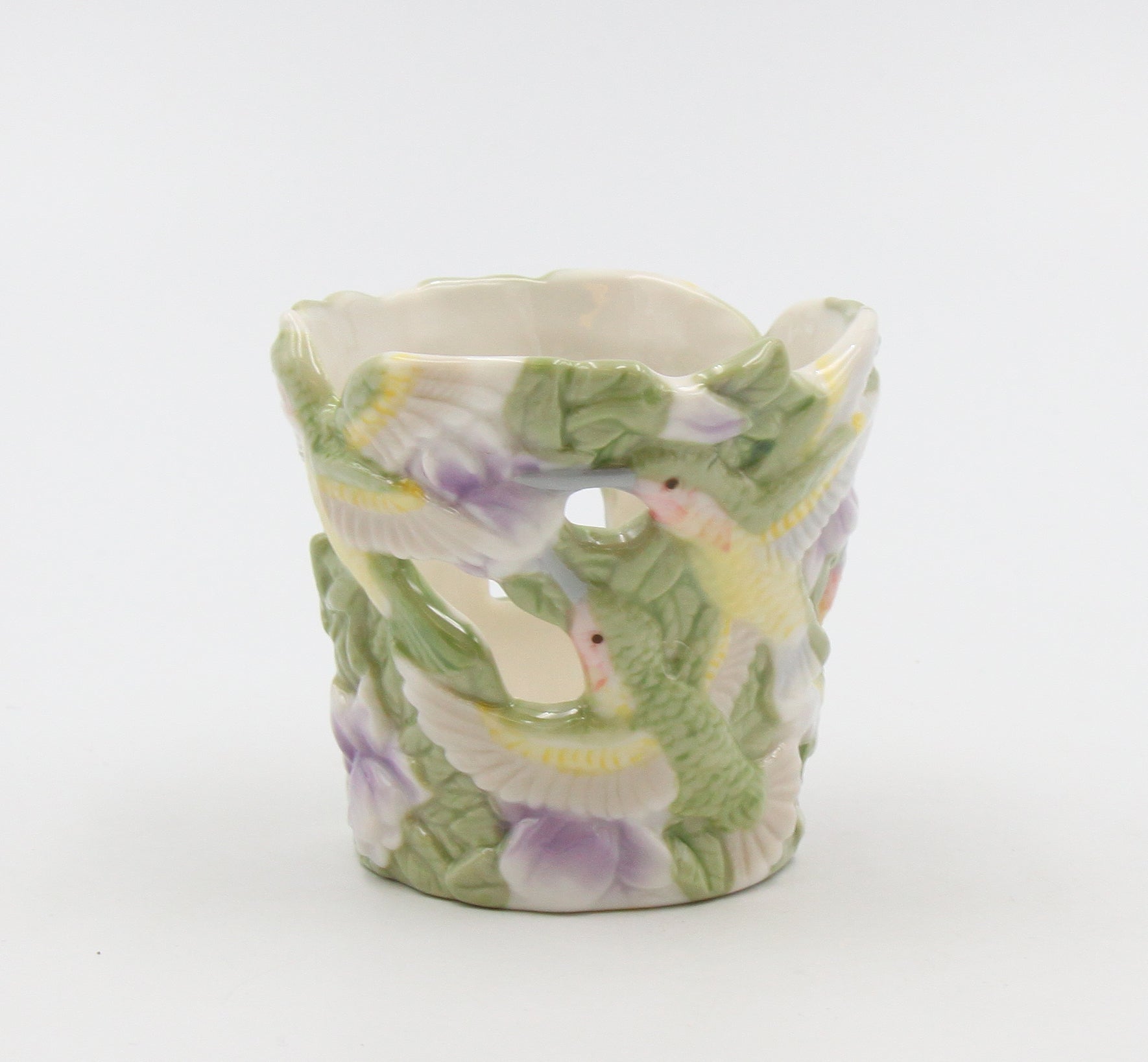 Ceramic Hummingbird Votive Candle Holder Home Decor Gift for Bird Watcher Gift for Her Gift for Mom - Candle holder