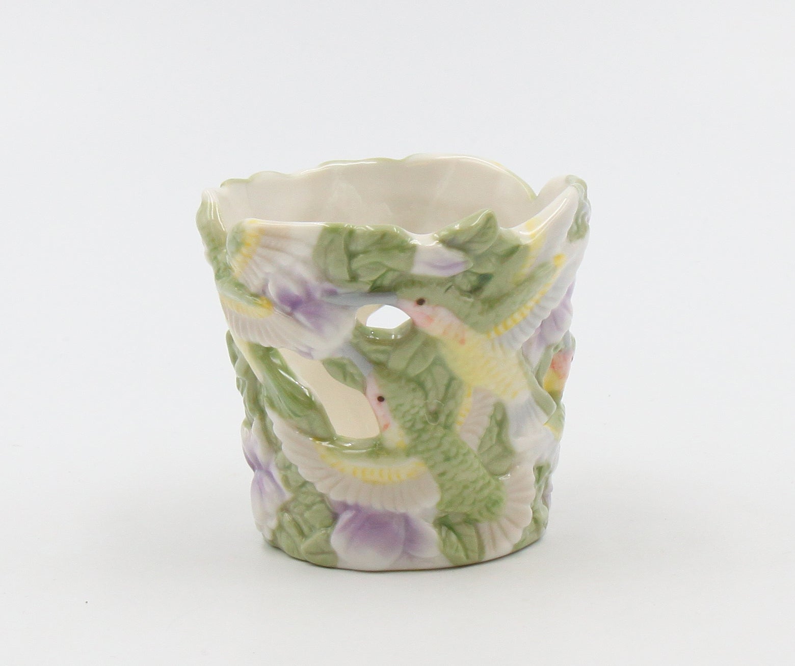 Ceramic Hummingbird Votive Candle Holder Home Decor Gift for Bird Watcher Gift for Her Gift for Mom - Candle holder