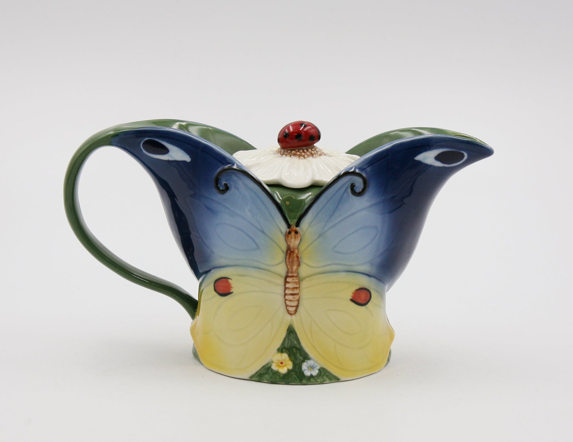 Ceramic Magic Butterfly Teapot Gift for Her Gift for Mom Tea Party Décor Café Décor Spring Kitchen Decor Cottagecore