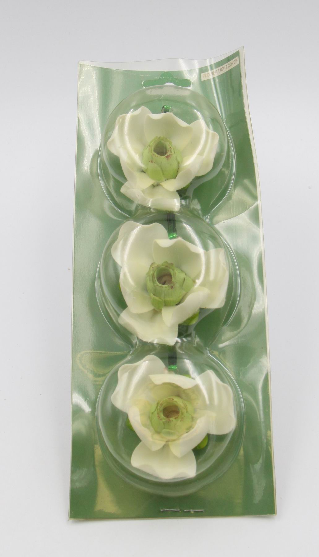 Ceramic Magnolia Flower Light Covers-Set of 3 Home Decor Wedding Decor Romantic Decor Gift for Her Gift for Mom - Night
