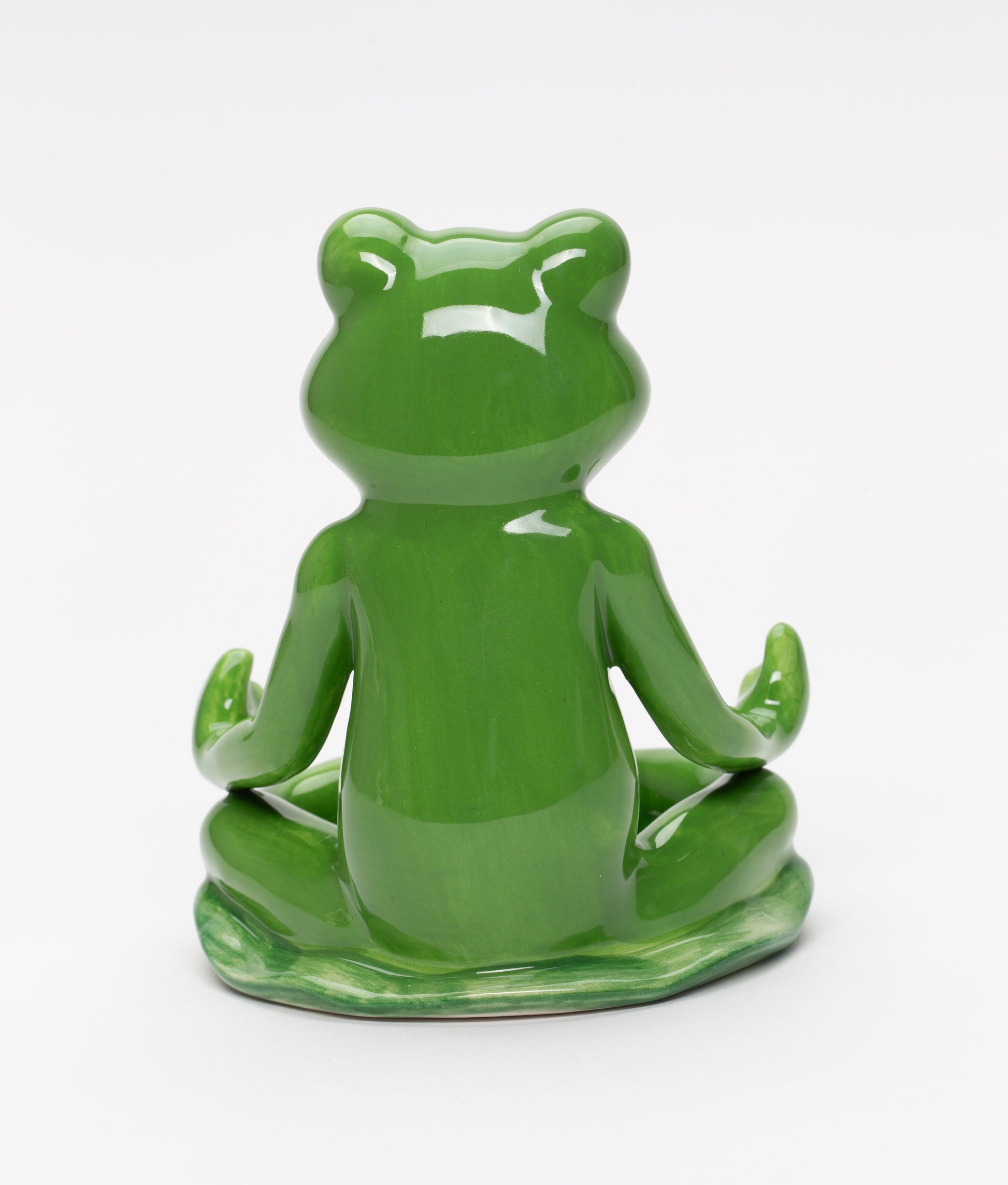 Ceramic Meditating Frog Tealight Candle Holder Home Décor Gift for Her Gift for Mom Kitchen Décor Farmhouse Décor
