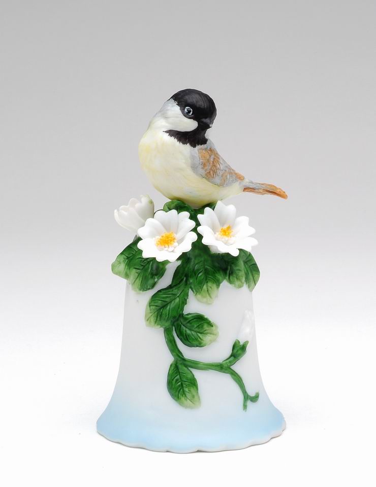 Ceramic Mini Dove Bird Bell Birdwatcher Gift Gift for Her Gift for Mom Home Decor - Bell