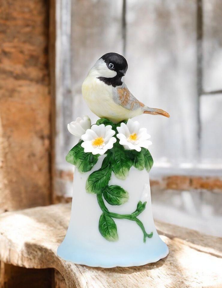 Ceramic Mini Dove Bird Bell Birdwatcher Gift Gift for Her Gift for Mom Home Decor - Bell