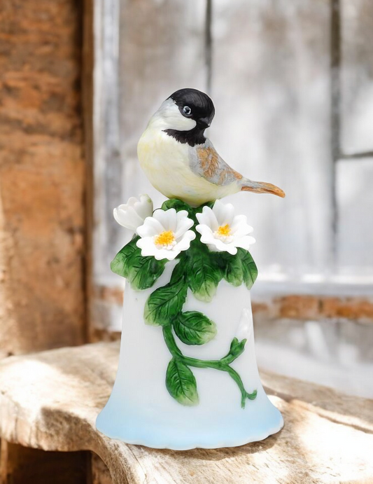 Ceramic Mini Dove Bird Bell Birdwatcher Gift Gift for Her Gift for Mom Home Decor - Bell