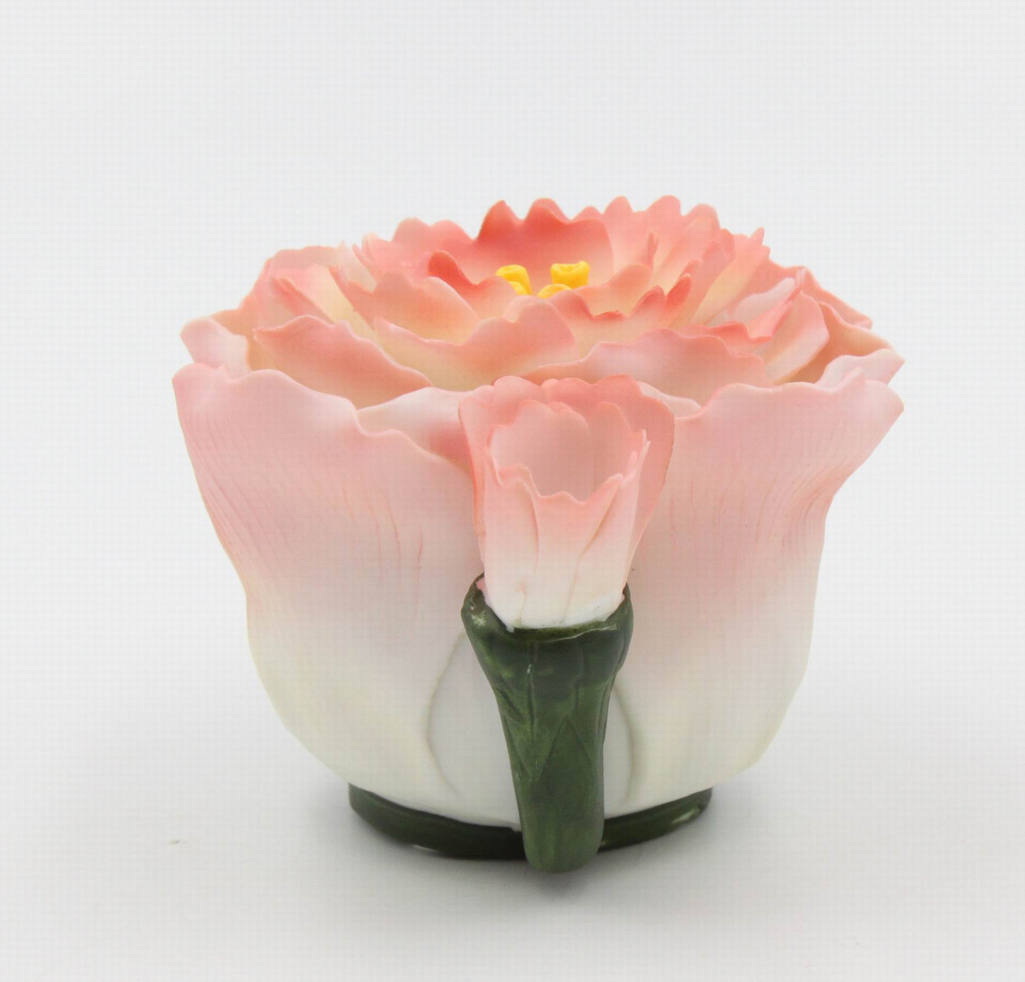 Ceramic Mini Peony Flower Teapot Figurine Gift for Her Gift for Mom Kitchen Décor Tea Party Décor Café Décor Spring
