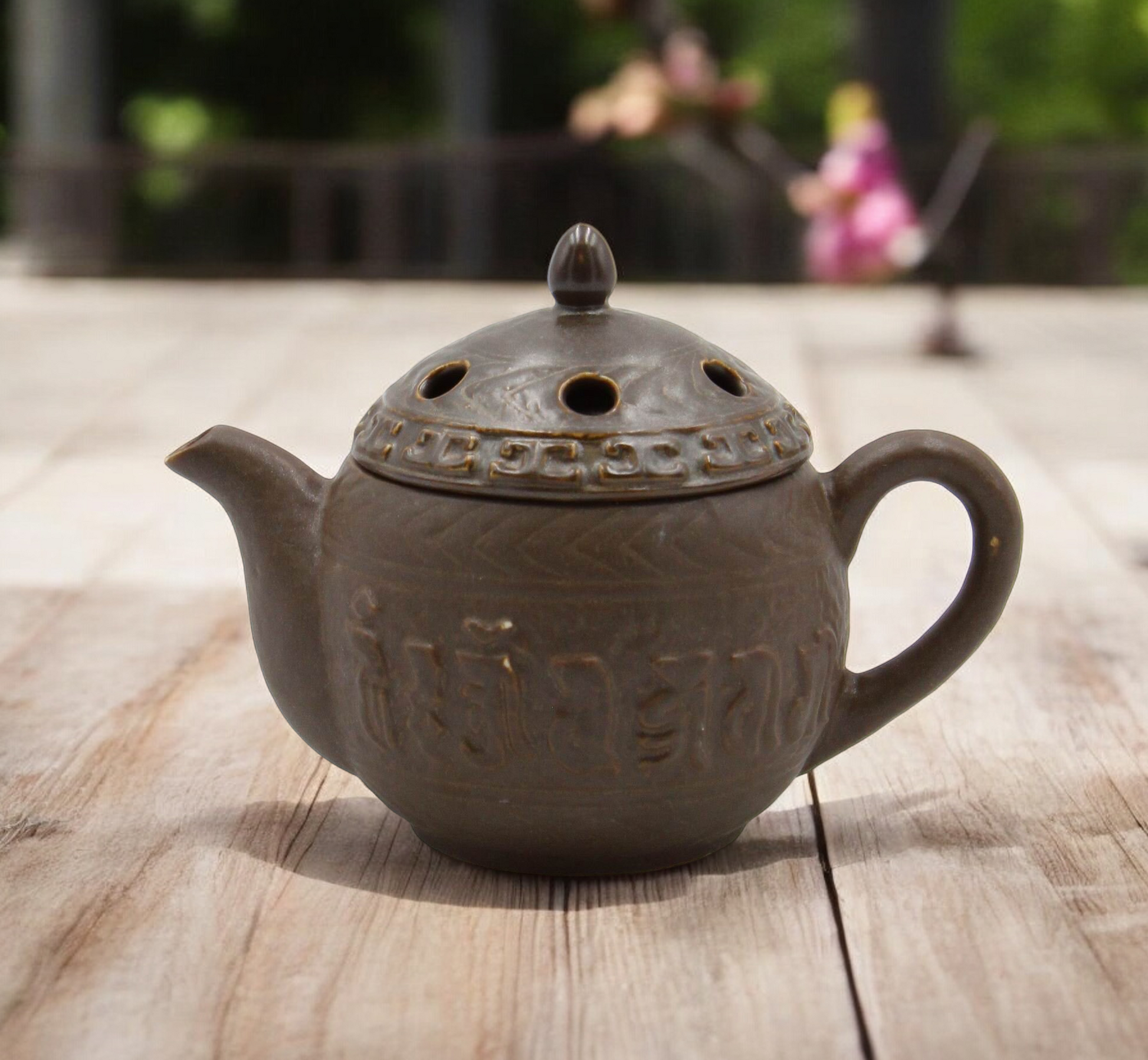 Ceramic Mini Size Oriental Teapot Afternoon Tea Tea Lover Gift Asian Decor Gift for Her Gift for Mom - tea pot