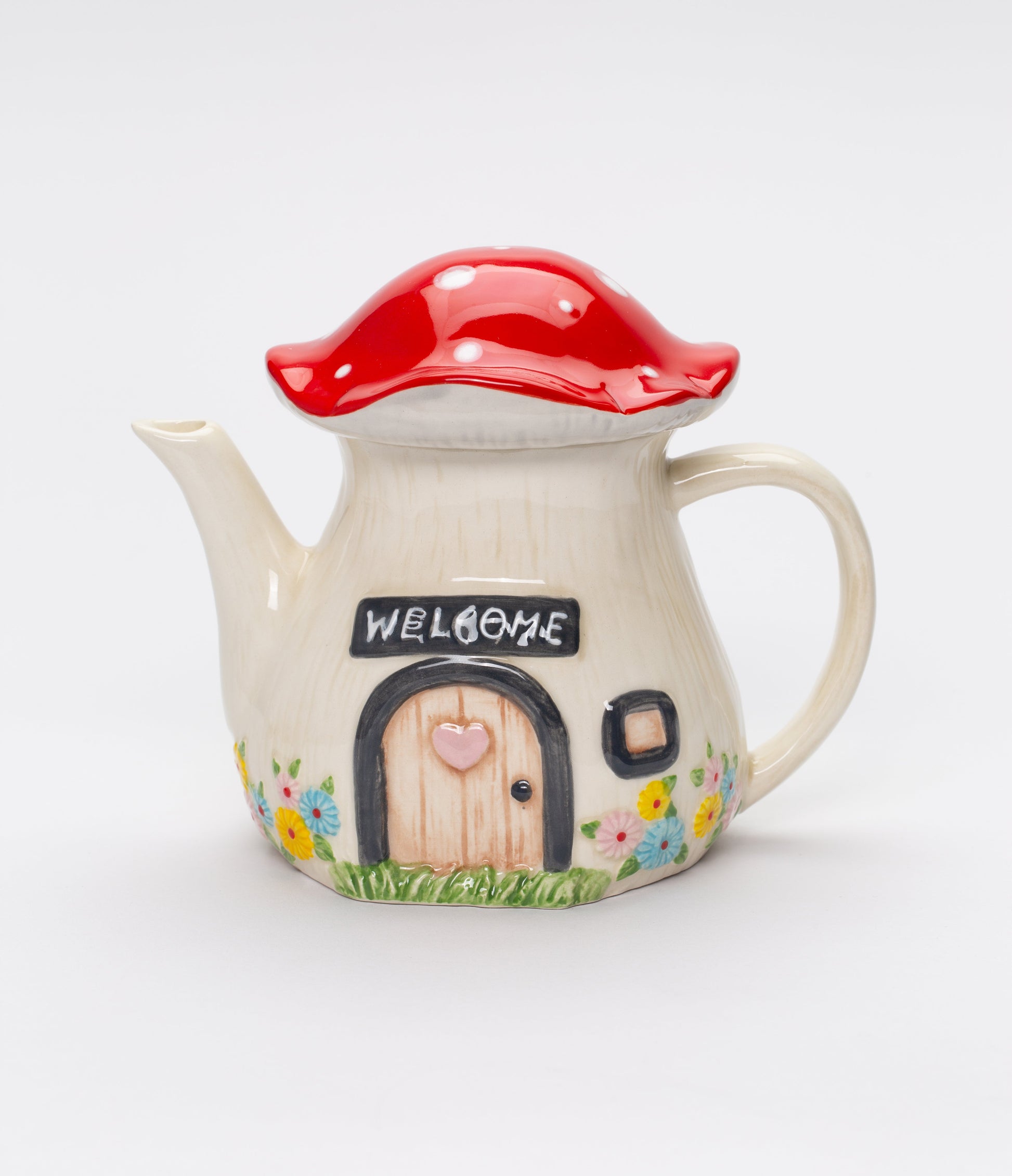 Ceramic Mushroom Teapot Tea Party Decor Gift for Her Gift for Mom Kitchen Décor Farmhouse Décor Nature Lover Gift