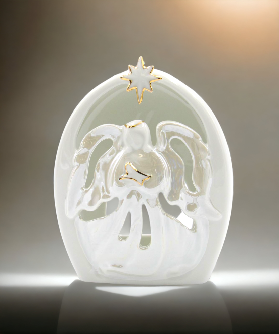 Ceramic Nurse Guardian Angel Tealight Holder Gift for Nurse Hospital Decor Home Décor Gift for Her Gift for Him