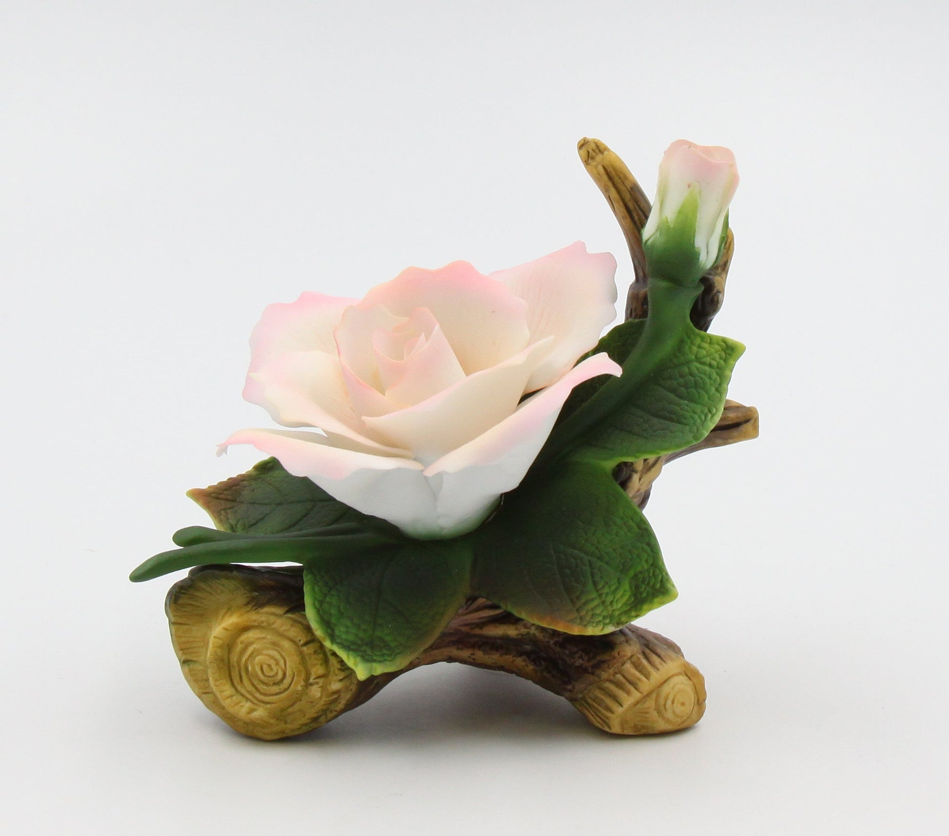 Ceramic Peace Rose Figurine Home Décor Gift for Her Gift for Mom Nature Lover Gift - Figurine