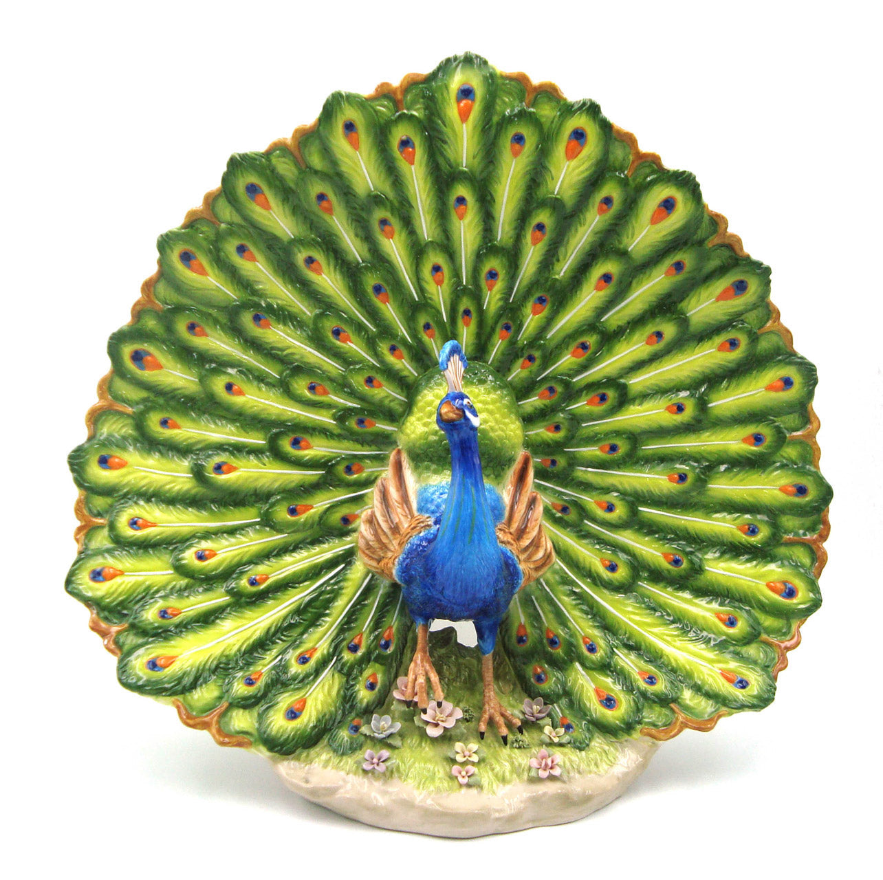 Peacock With Opened Tail - kevinsgiftshoppe