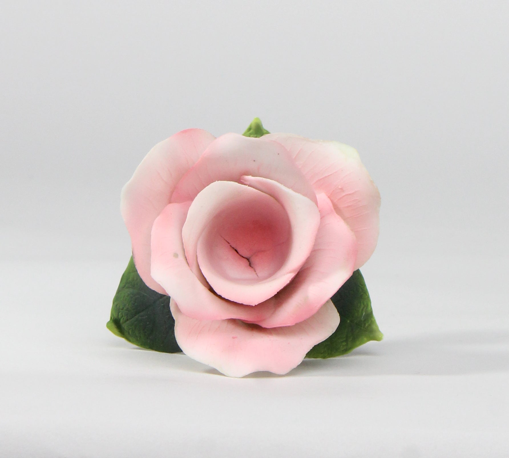 Ceramic Pink Rose Taper Candle Holder Wedding Décor or Gift Anniversary Décor or Gift Home Décor - Candle holder