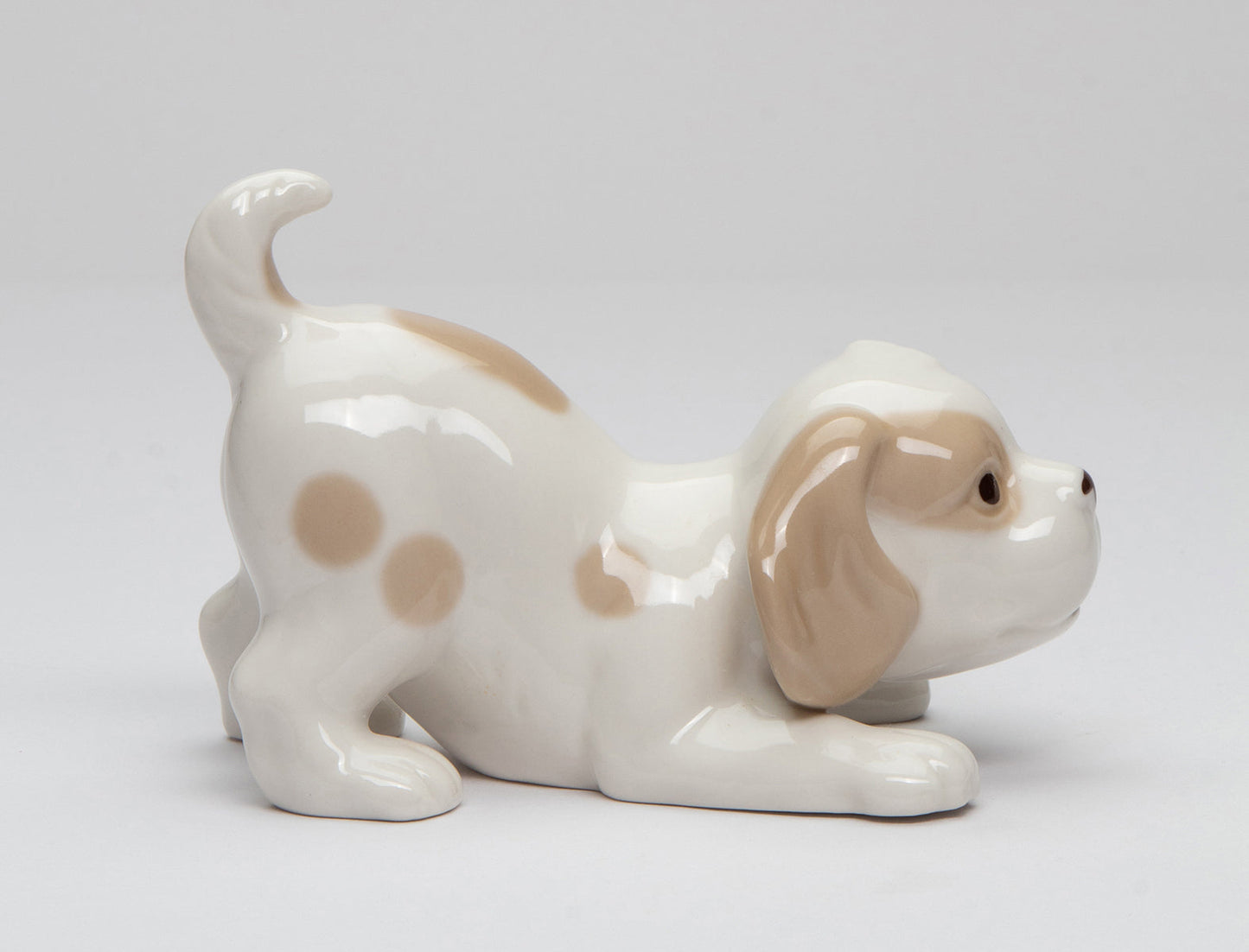 Ceramic Playful Dog Figurine Home Décor Gift for Her Mom Him Dad Friend Dog Lover Gift Pet Loss Gift - Figurine