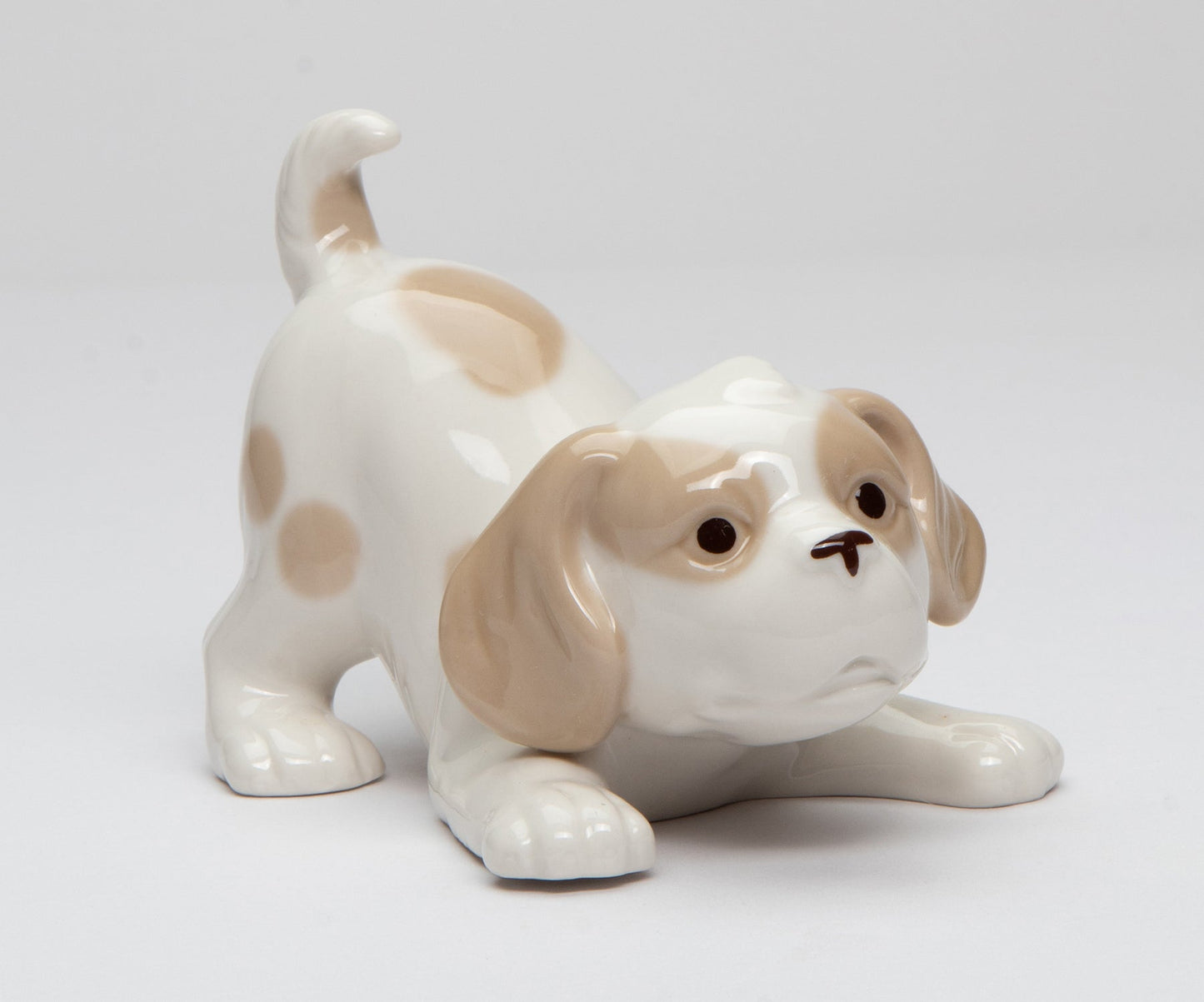 Ceramic Playful Dog Figurine Home Décor Gift for Her Mom Him Dad Friend Dog Lover Gift Pet Loss Gift - Figurine