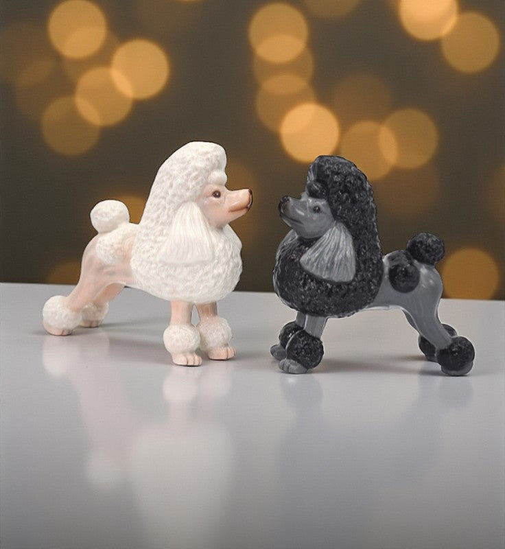 Ceramic Poodle Dogs Salt and Pepper Shakers Home Décor Gift for Her Gift for Mom Kitchen Décor Dog Lover Gift Pet Loss