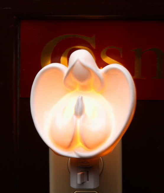 Ceramic Praying Angel Plug-In Nightlight Home Décor Religious Décor Religious Gift Church Décor Baptism Gift - Night