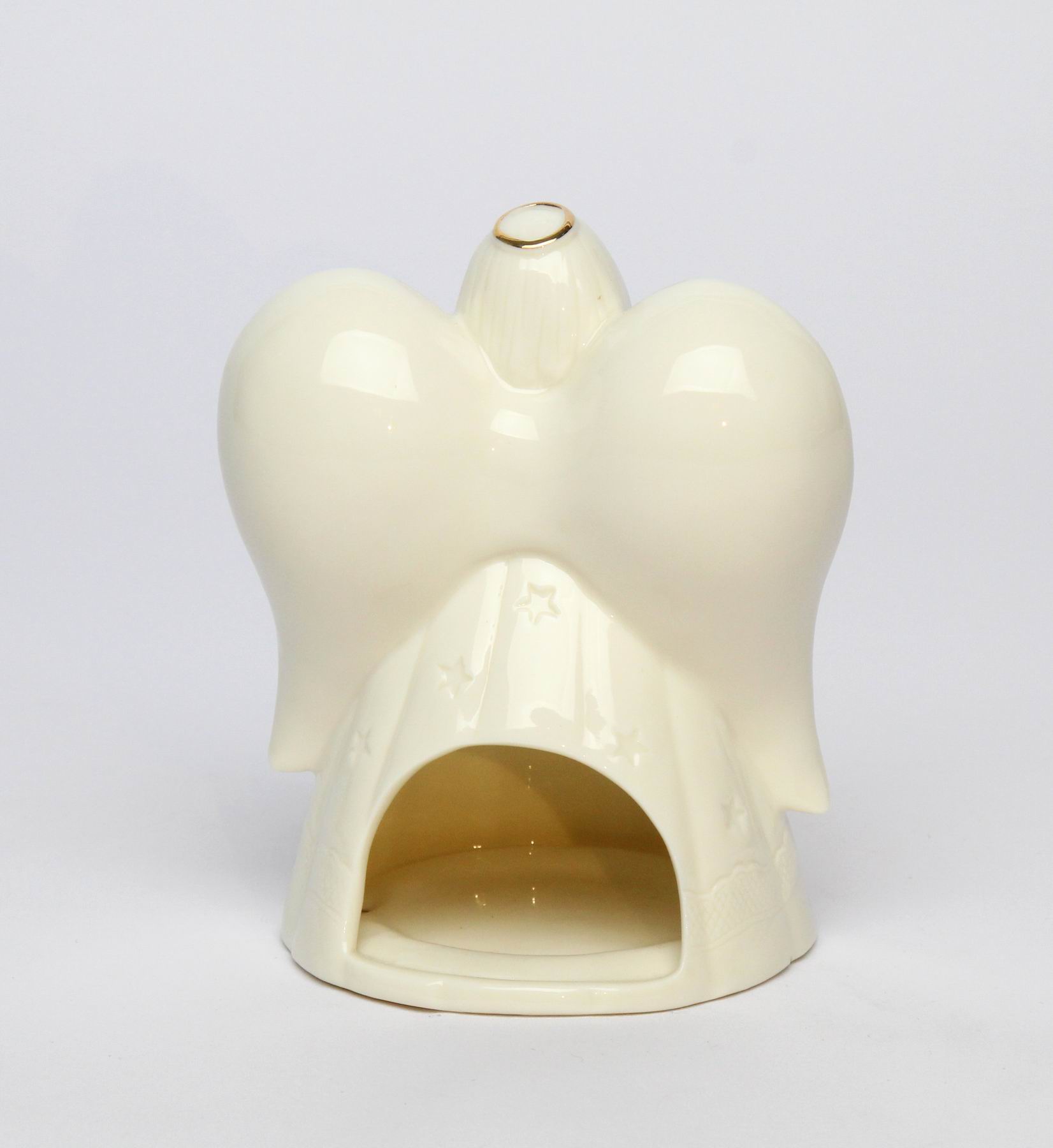 Ceramic Praying Angel Tealight Holder Religious Décor Religious Gift Church Décor Church Gift Baptism Gift - Candle