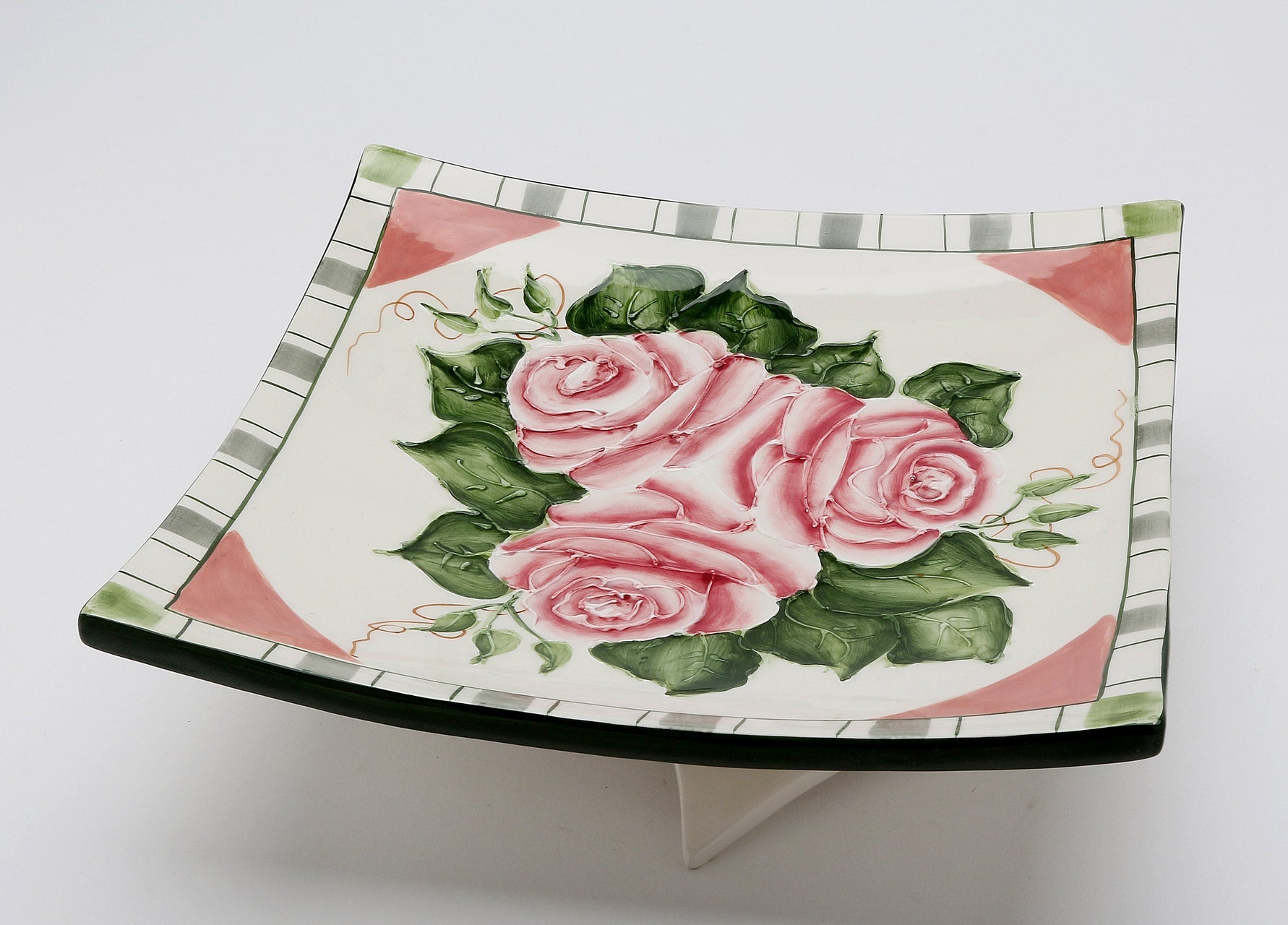 Romantic Rose/Plate - kevinsgiftshoppe