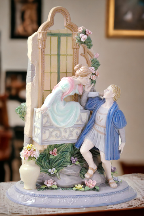 Ceramic Romeo And Juliet Figurine Gift for Her Gift for Mom Gift for Lover of Theatre Home Decor - Figurines