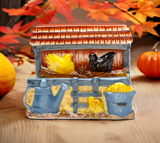 Ceramic Rooster Napkin Holder Home Décor Gift for Her Gift for Mom Kitchen Décor Farmhouse Décor Fall Decor - Napkin