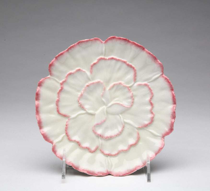 Set Of 4 Carnation Flower Plates - kevinsgiftshoppe