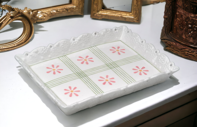 Ceramic Small Tray Home Décor Gift for Her Gift for Mom Kitchen Décor - Plates