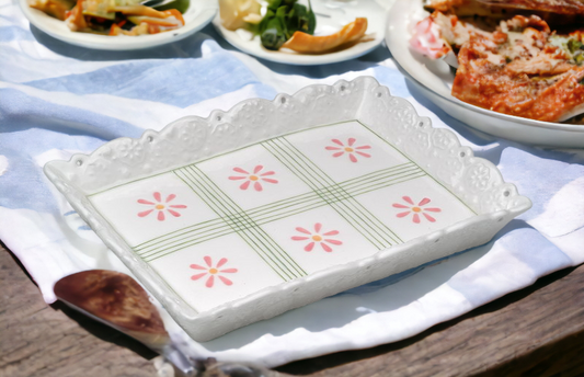 Ceramic Small Tray Home Décor Gift for Her Gift for Mom Kitchen Décor - Plates