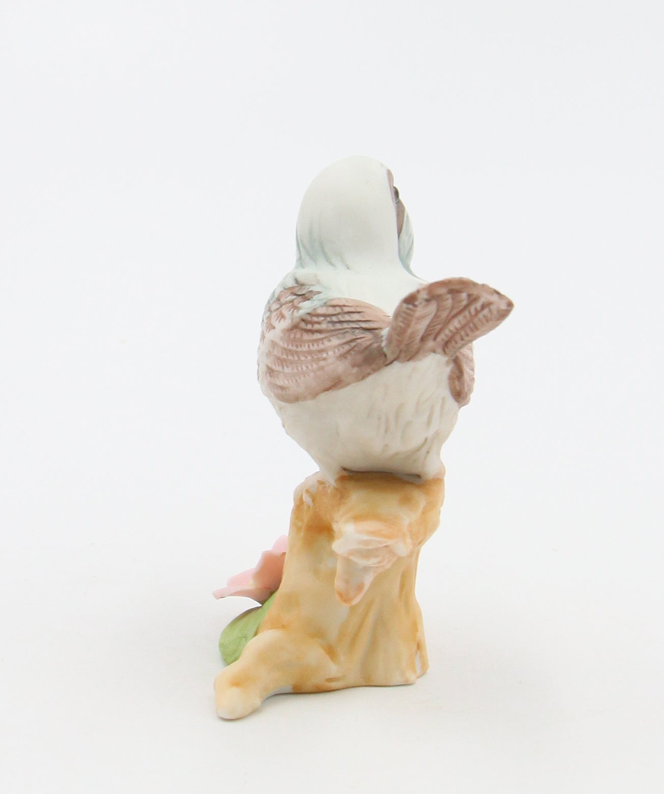 Ceramic Sparrow Bird with Flower Figurine Home Décor Gift for Her Gift for Mom Kitchen Décor Birdwatcher Gift Vintage