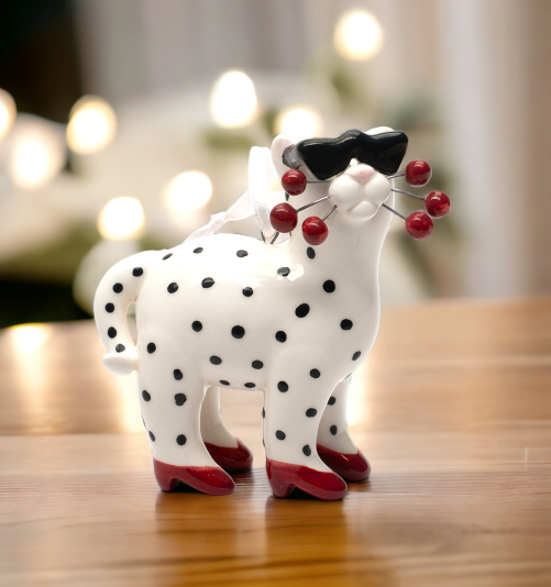 Ceramic Whisker Cat Sunglasses Ornament Home Décor Gift for Her Gift for Mom Kitchen Décor Cat Lovers Gift Pet Loss