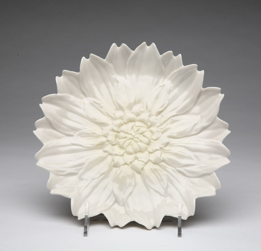 Set Of 2 Daisy Flower Plates - kevinsgiftshoppe