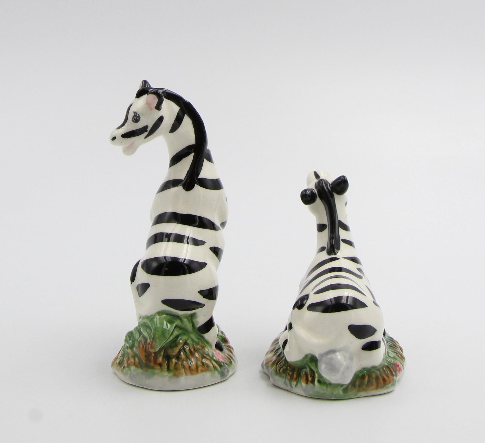 Ceramic Zebra Salt And Pepper Shakers Home Décor Gift for Her Gift for Mom Kitchen Décor - Salt & Pepper Shakers