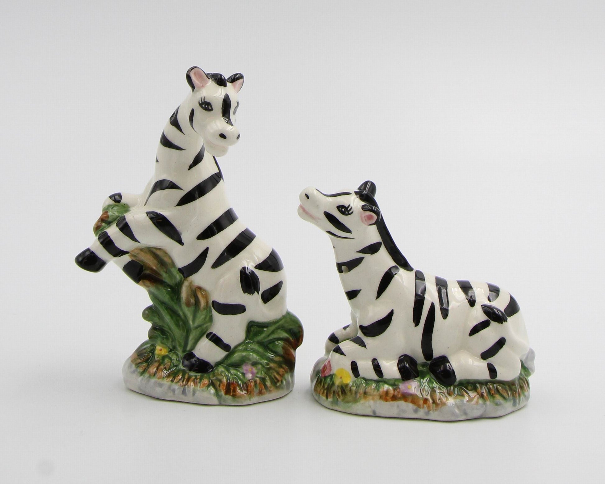 Ceramic Zebra Salt And Pepper Shakers Home Décor Gift for Her Gift for Mom Kitchen Décor - Salt & Pepper Shakers