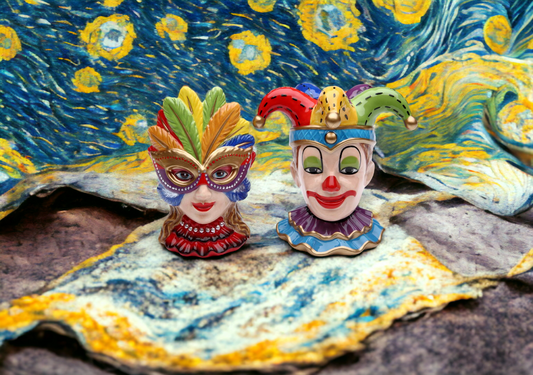 Mardi Gras Parade Ceramic Salt and Pepper Shakers Home Décor Gift for Her Gift for Mom Kitchen Décor - Salt & Pepper