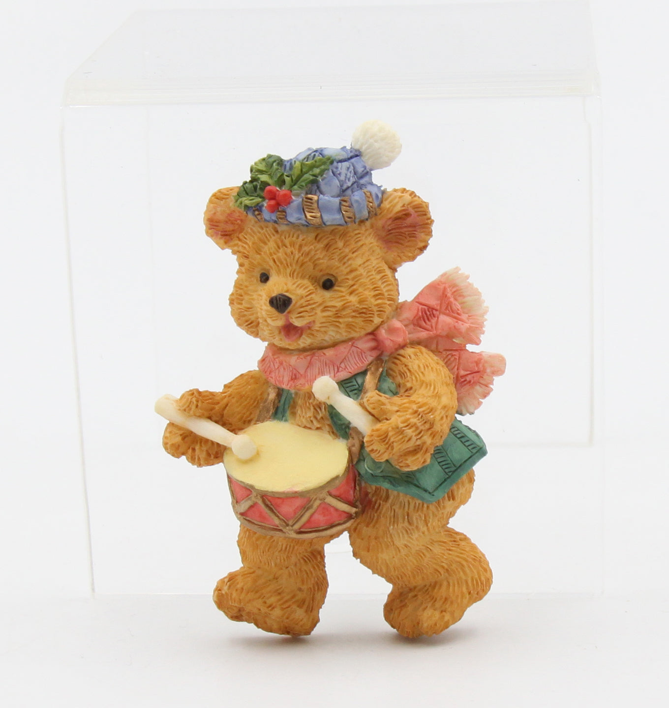 Polyresin Teddy Bear Magnets - Set of 6 Vintage Decor Teddy Bear Collector Gift for Mom - magnets