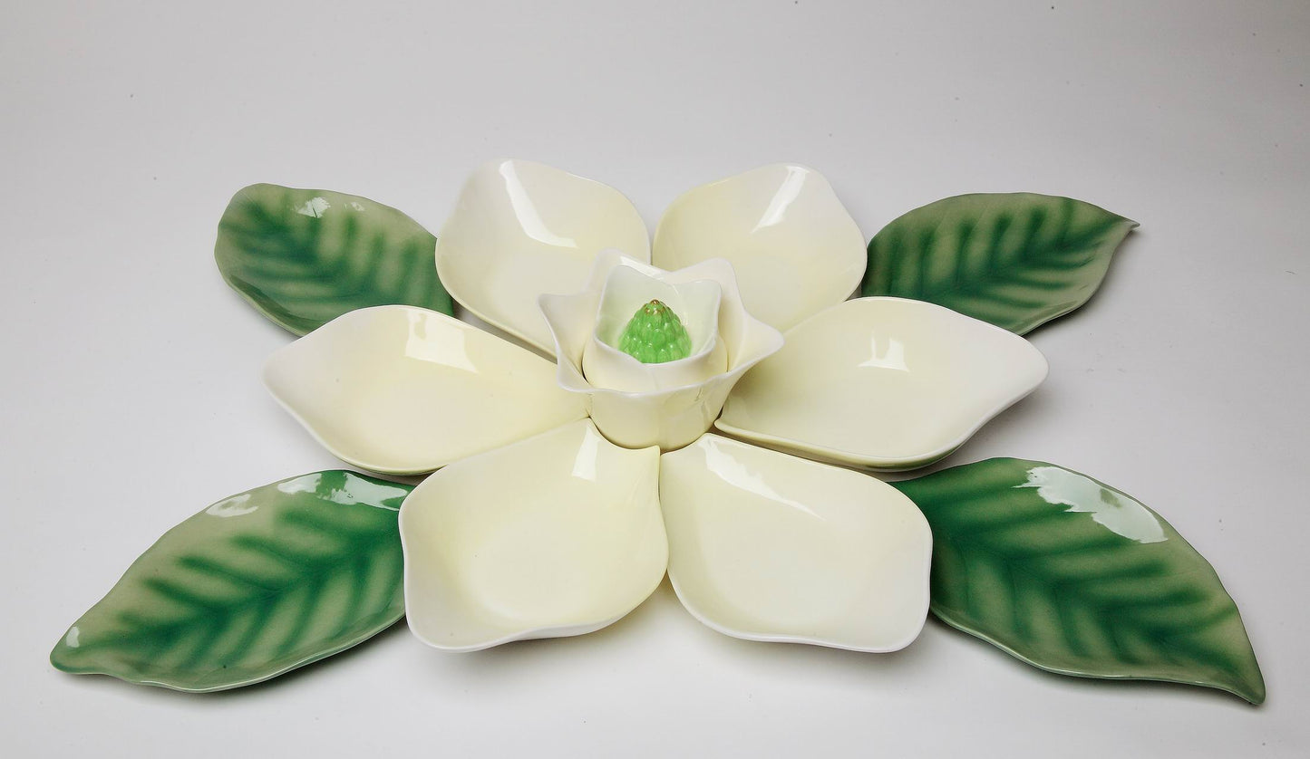 Magnolia Petal Dish 11 Pieces Set - kevinsgiftshoppe